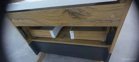 Тумба підвісна Аккерман з умивальником Quanto 60см, фото 4