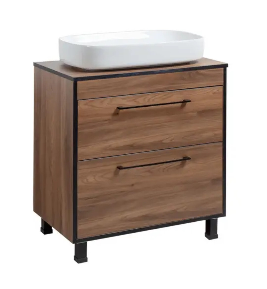 Тумба 80 см на ніжках для ванної кімнати.