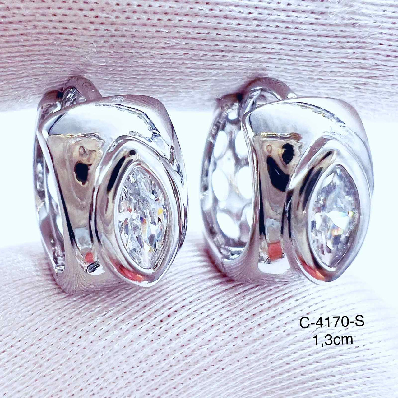 Сережки Xuping родий