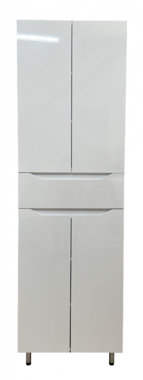 Пенал 60см, білий для ванної кімнати