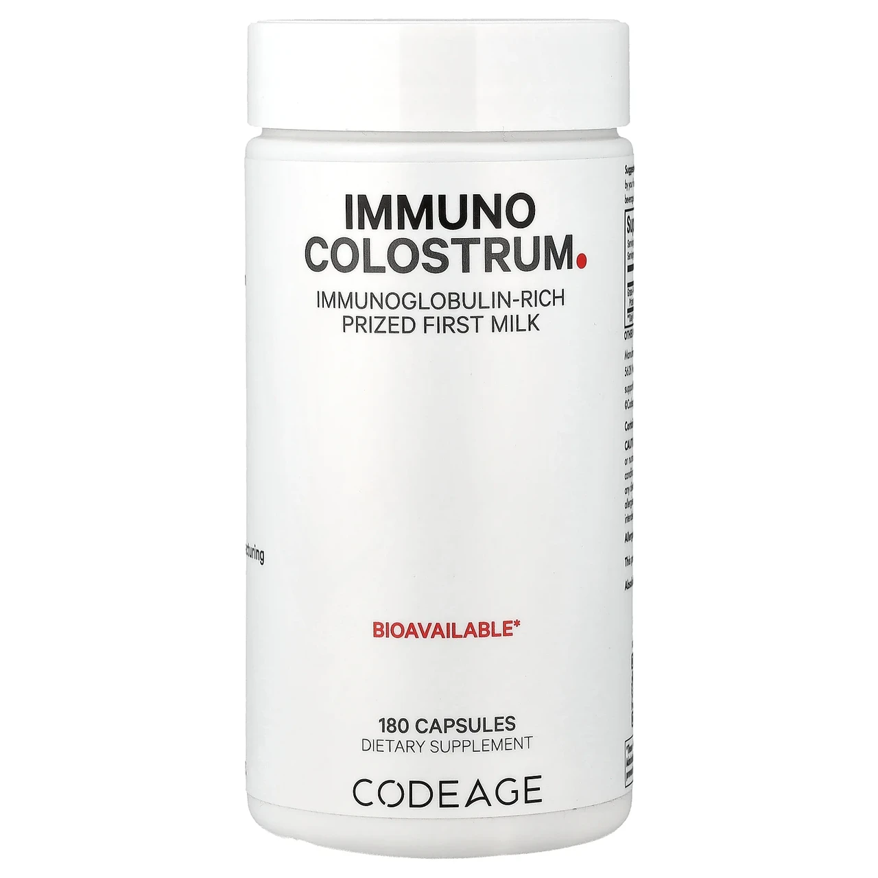 CodeAge, Immuno Colostrum, 180 капсул, Київ, фото 1