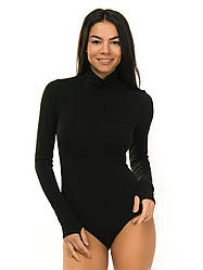 Жіноча термободі водолазка на флісі чорна