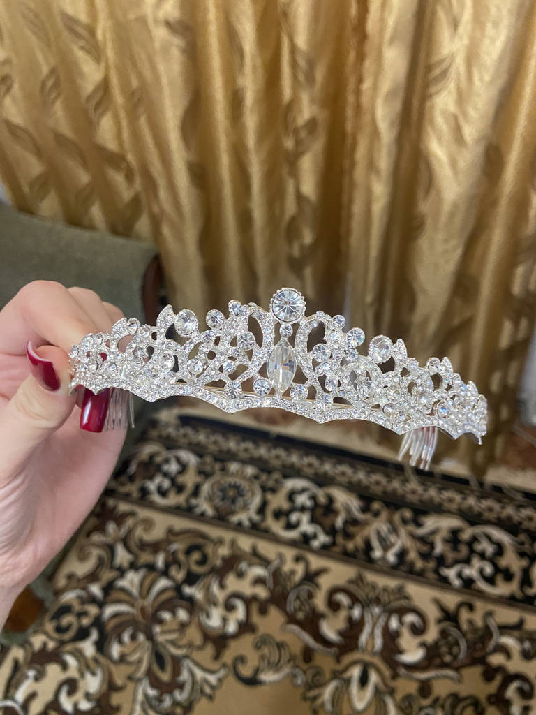 Діадема, тіара срібляста - фото покупців 1