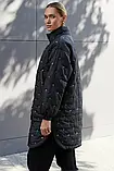 Куртка Seventeen жіноча зимова стьобана оверсайз без капюшону XL чорна, фото 9