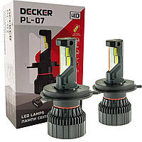 Decker H4 PL-07 LED CANBUS лампи головного світла 9-32V (комплект) 2 шт
