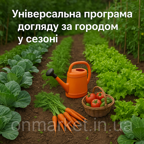 Універсальна програма догляду за городом у сезоні