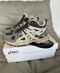 Зимові чоловічі кросівки Asics Gel-Kahana 8 winter Grey Асікс Гель Кахана хутро високі сірі теплі зима