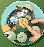 Іграшка для купання Черепаха з водяним млином і присосками, дитяча водна іграшка для ванни, водяний млин для дітей, фото 4