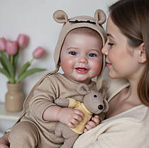 Чудовий малюк, лялька реборн 50 см. Анатомічний