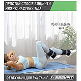 Обважнювачі для ніг та рук EasyFit EF-WHT-0,5-2,5, набірні 0,5×2,5 кг, помаранчеві (2 шт.), кварцовий пісок - для фітнесу і бігу, фото 4