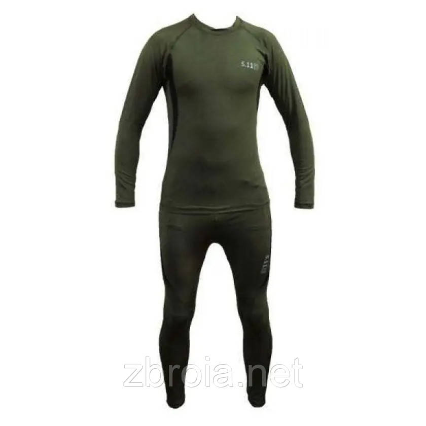 Термобілизна 5.11 Fishermen Adventure Green (Розмір L, Зелений).