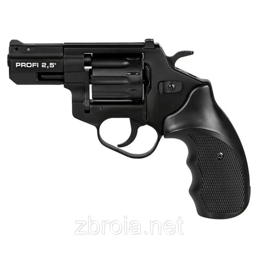 Револьвер Флобера ZBROIA PROFI-2.5" (чорний / пластик)
