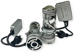 Aozoom H4 mini 40/75W 6000K 9-16V 12000Lm світлодіодні лампи з лінзою