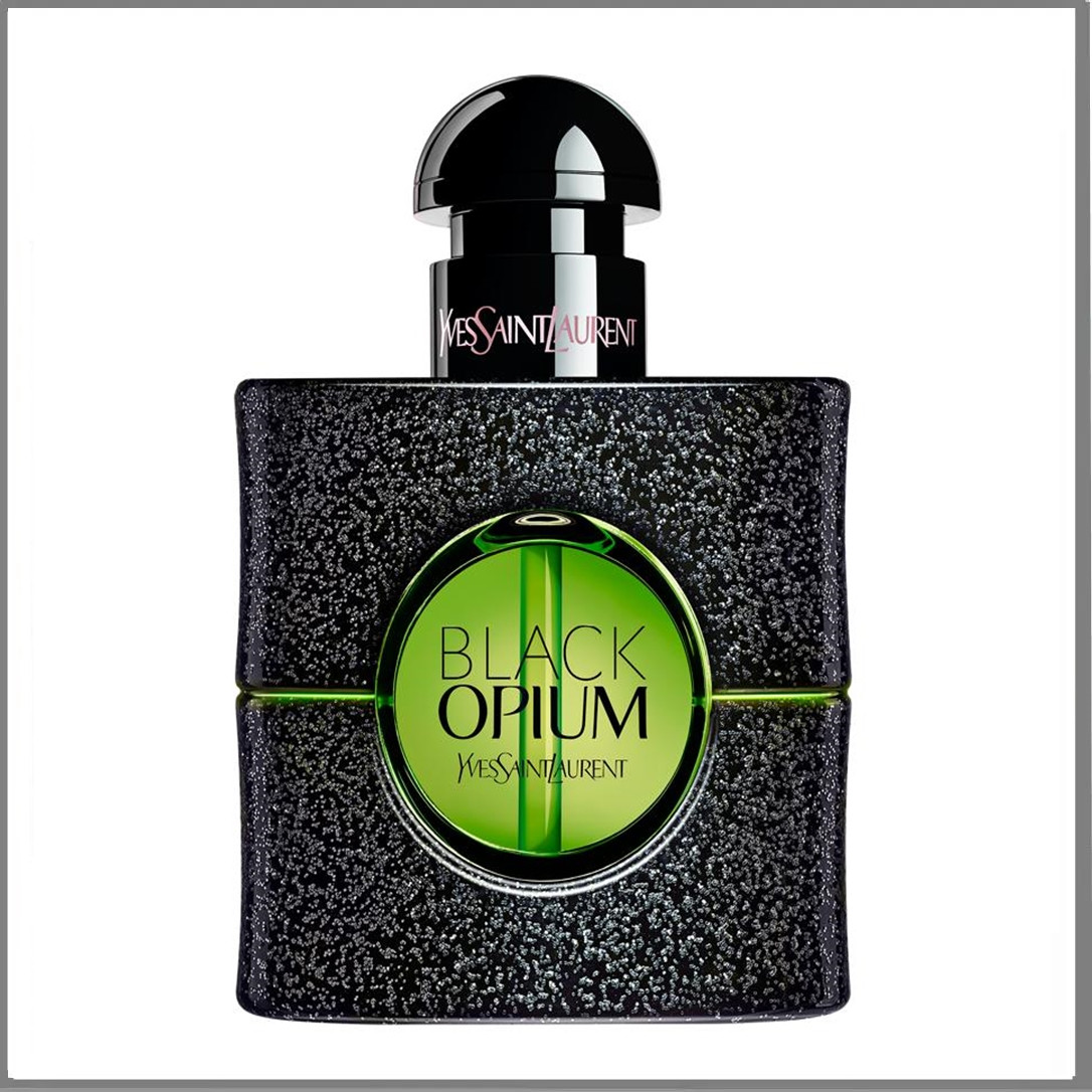 Тестер Yves Saint Laurent Black Opium Illicit Green парфумована вода 90 ml. (Ів Сен Лоран Блек Опіум Ілісет Грін), фото 1