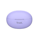 Навушники TWS Trust Yavi Earphones BT 5.3, ENC, SBC, Mic, Фіолетовий, фото 10