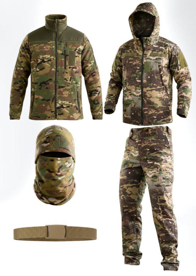 Тактичний костюм Softshell 5в1 LUNAR мультикам
