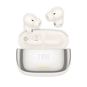Бездротові навушники HOCO EQ20 Rhyme true wireless ANC+ENC noise reduction BT headset Milky White