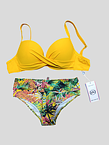 Купальник раздельный двое плавок Fuba Этерия 21018 желтый(В НАЛИЧИИ ТОЛЬКО 44 46 48 50 52 УКР р-ры), фото 4