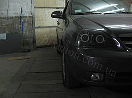 4 линзы G5 с глазами на Chevrolet Lacetti Sedan 1