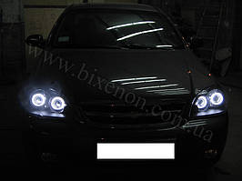 4 линзы G5 с глазами на Chevrolet Lacetti Sedan 5