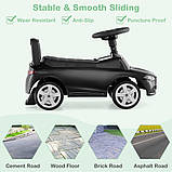 Дитячий автомобіль для катання Mercedes-Benz, чорного кольору, фото 4