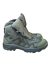 Берці літні Талан олива хакі — тактичні черевики НГУ, замша + кордура, оригінал, фото 2