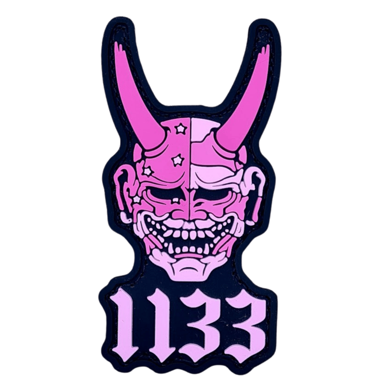Патч "DEVIL 1133" рожевий