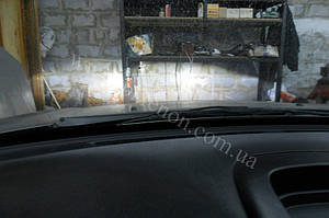 Установка линз G5 на Nissan Almera 6