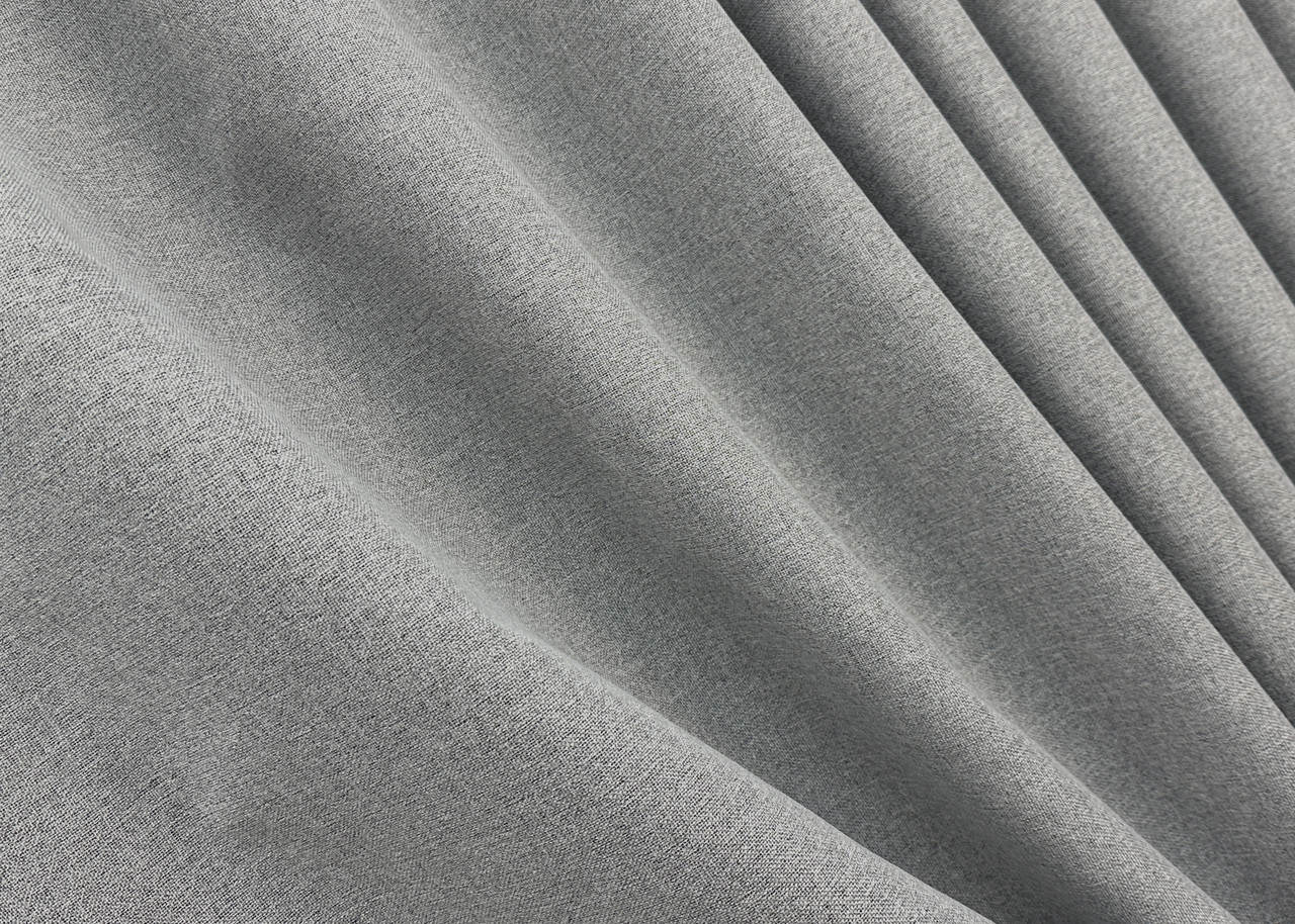 Преміум шторна тканина blackout 100%, двостороння, колекція “ASHEN NIGHT”. Колір сірий. Код 1845ш, фото 1