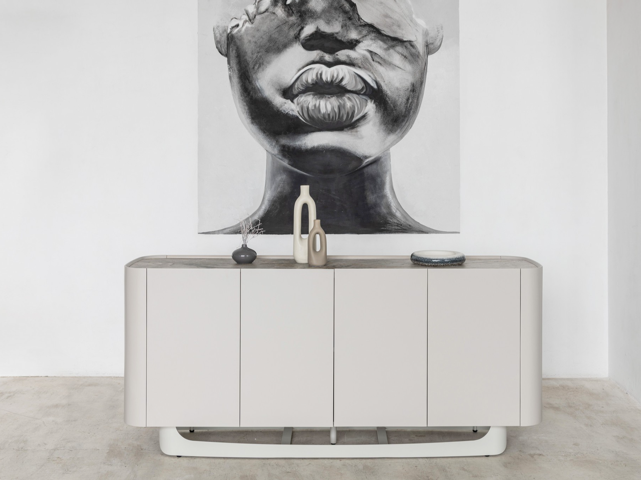 Буфет "Арно" сілвер рівер + айворі, фото 1