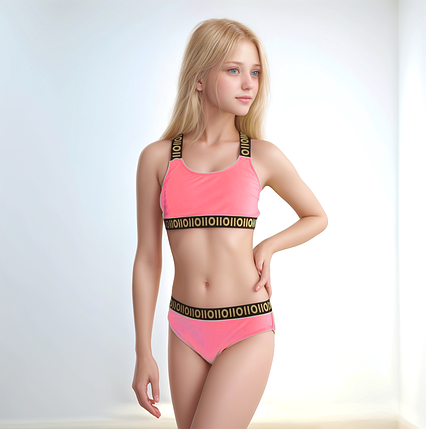 Купальник для подростков Fuba 2136 Тийна розовый (В НАЛИЧИИ ТОЛЬКО 34 36 38 40 42 УКР р-ры ), фото 1