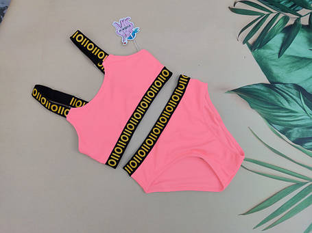 Купальник для подростков Fuba 2136 Тийна розовый (В НАЛИЧИИ ТОЛЬКО 34 36 38 40 42 УКР р-ры ), фото 2