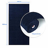 Самоклеюча плитка під ковролін в рулоні синій 600х3000мм SW-00002585, фото 3