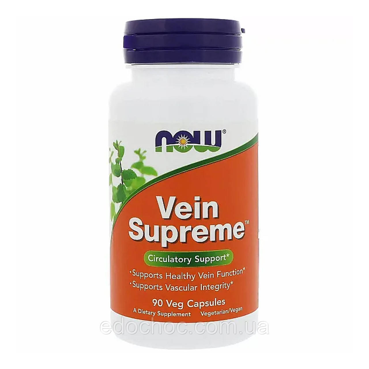 Підтримка для вен (Vein Supreme) 90 капсул NOW-03123, фото 1