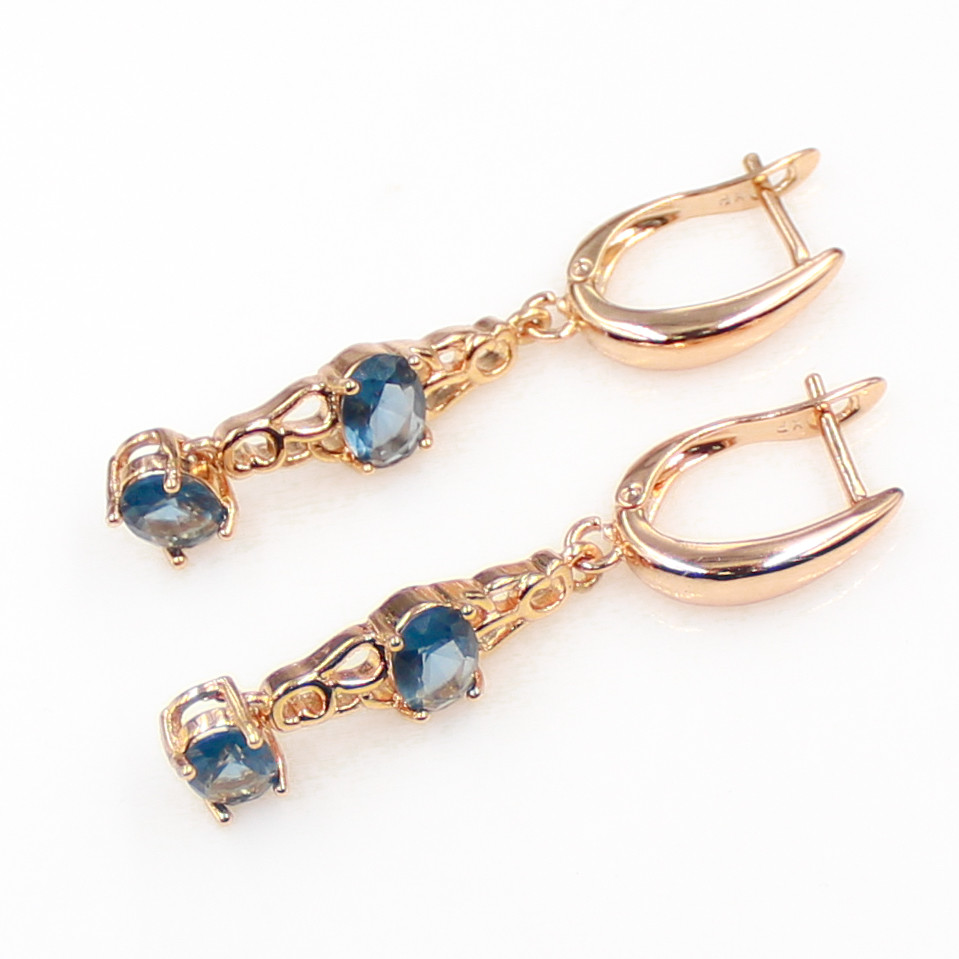 Сережки Xuping лимонна позолота, англійська застібка 924581/2, фото 1