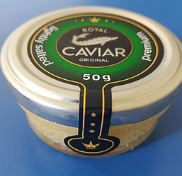 Ікра стерляді альбіноса ГОЛД РОЯЛ КАВ'ЯР ПРЕМІУМ 50 грамів