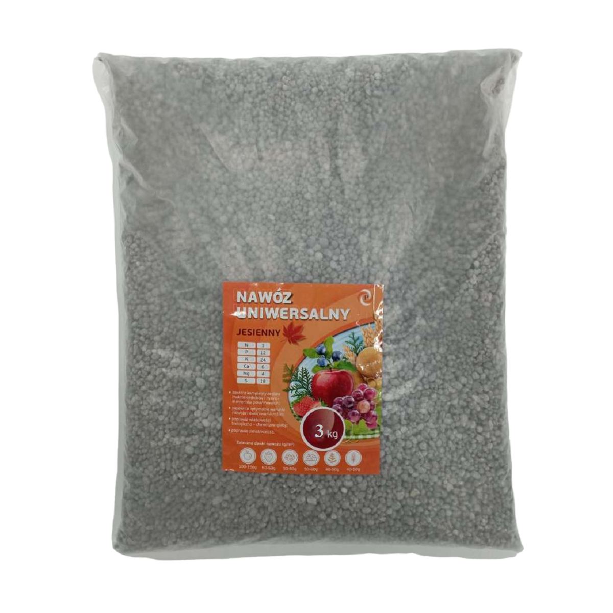 Добриво універсальне осіннє 3-12-24 Siarkopol (Польща), 3 кг