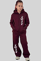 Костюм для дівчинки Куроми | тринитка на флісі | худі на змійці + штани палаццо | різні кольори