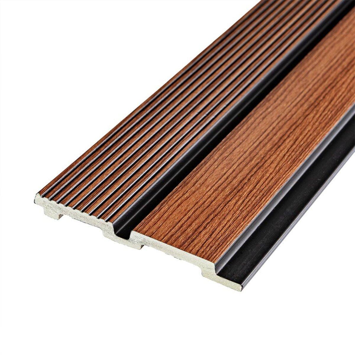 Рейка декоративна PS 2900х120х12мм Теплий каштан SW-00001753, фото 1