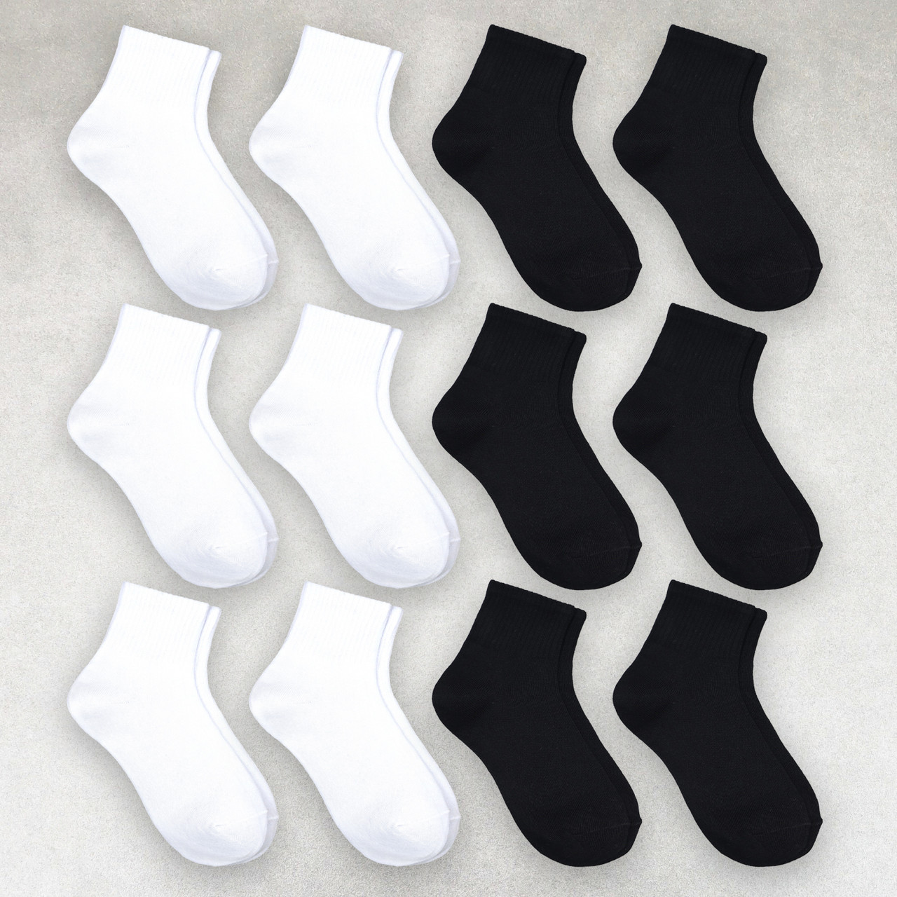 Шкарпетки чоловічі 12 пар «White&Black» середньої довжини бавовна преміум сегмент розмір 39-42 арт. 36.6/35.6, фото 1