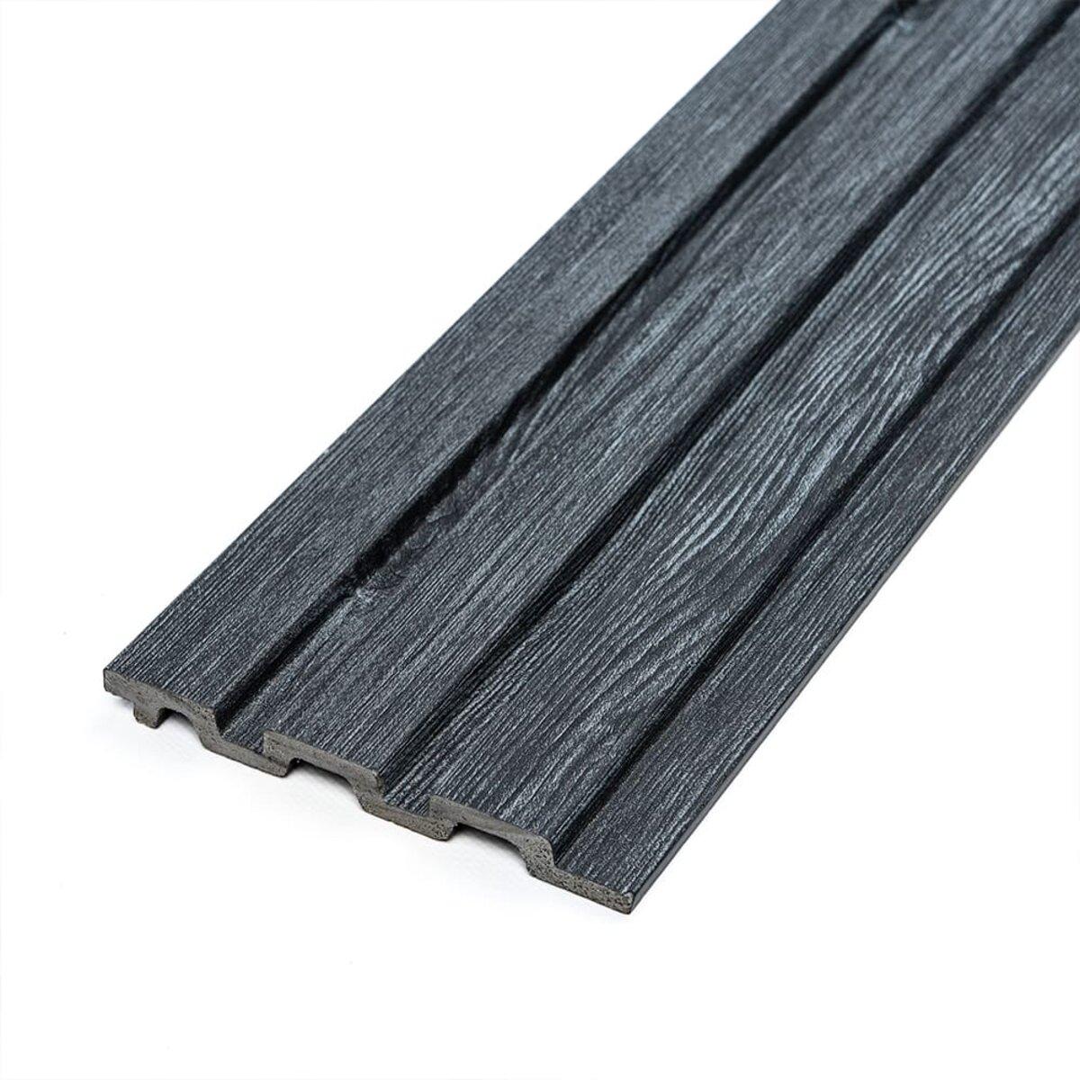 Рейка декоративна PS 2900х120х12мм Темний графіт SW-00002128, фото 1