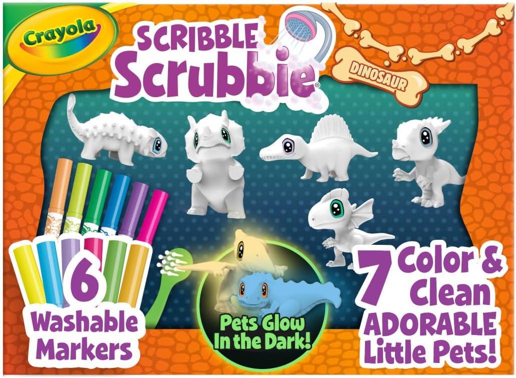 Набір для творчості Crayola Scribble Scrubbie Pets Dinosaur Glow Combo Pack