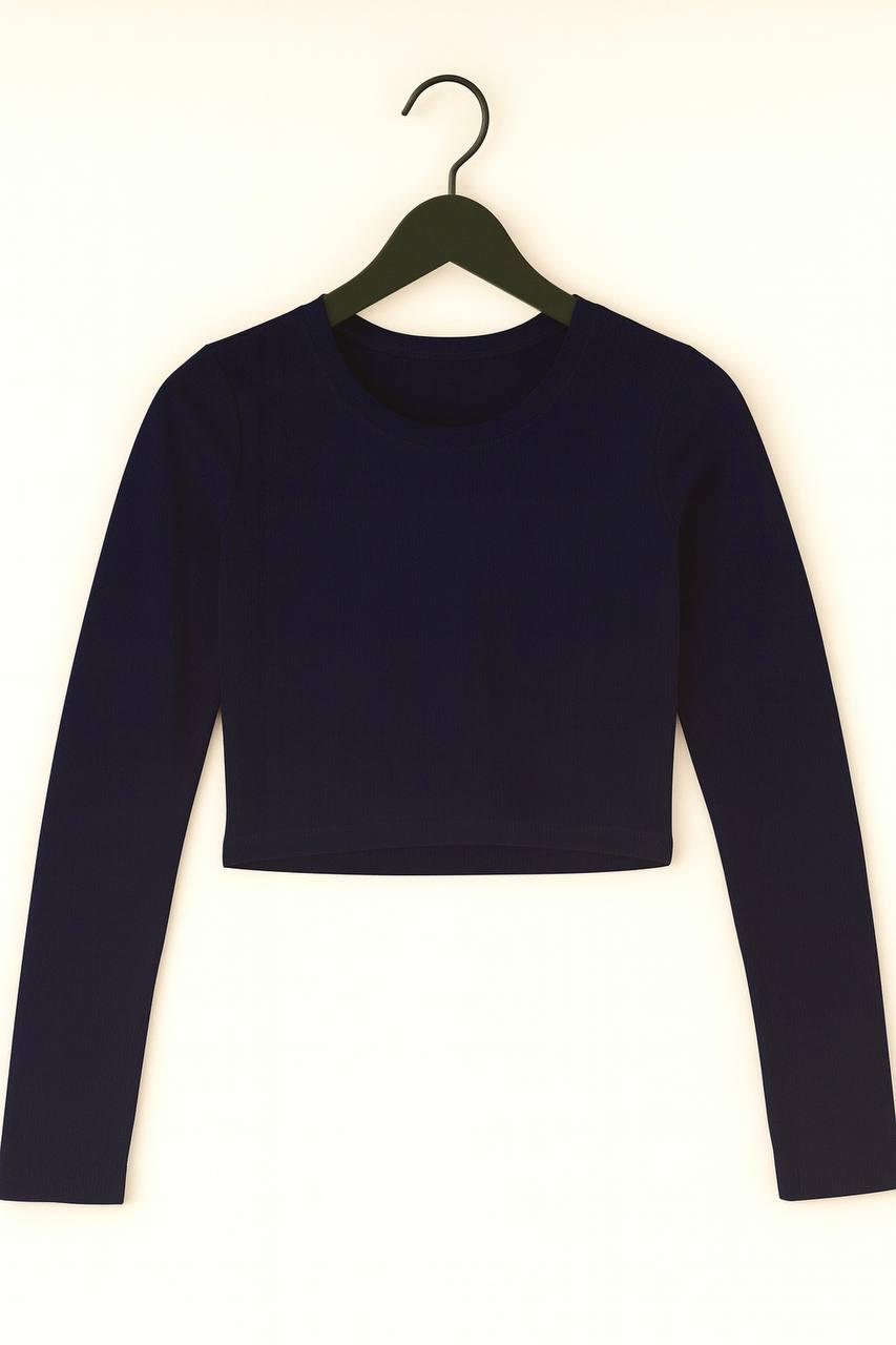 Жіноча однотонна футболка бавовна 800-синій.розмір S