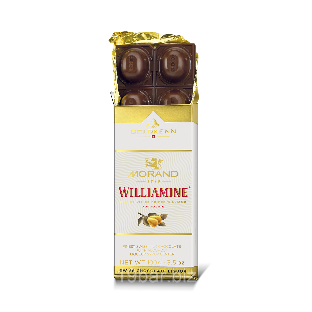 Шоколад Goldkenn Morand Williamine Liquor Bar 100g GK72261, фото 1
