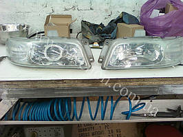 Установка биксеноновых линз G5 с глазами на Daewoo Nubira 4