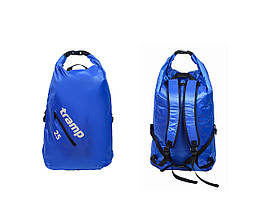 Герморюкзак ТРАНП PVC Diamond Ripstop синій 25л UTRA-256 компактний гермо-рюкзак
