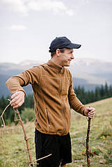 Флісова кофта Tribe Fleece Jacket Full Zip T-KJ-0011-sand 56