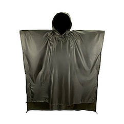 Пончо Tribe Tarp Poncho Pro T-KE-0013-оливкове водовідштовхувальне тактичне пончо
