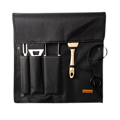 Набір для гриля Naturehike NH20SK007 4 предмети з нержавіючої сталі з зручними дерев'яними ручками