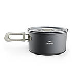 Набір cookware (2 каструлі чайник сковорода) Naturehike CNK2450CF010 алюміній 1.5 кг 4–7 осіб, фото 2